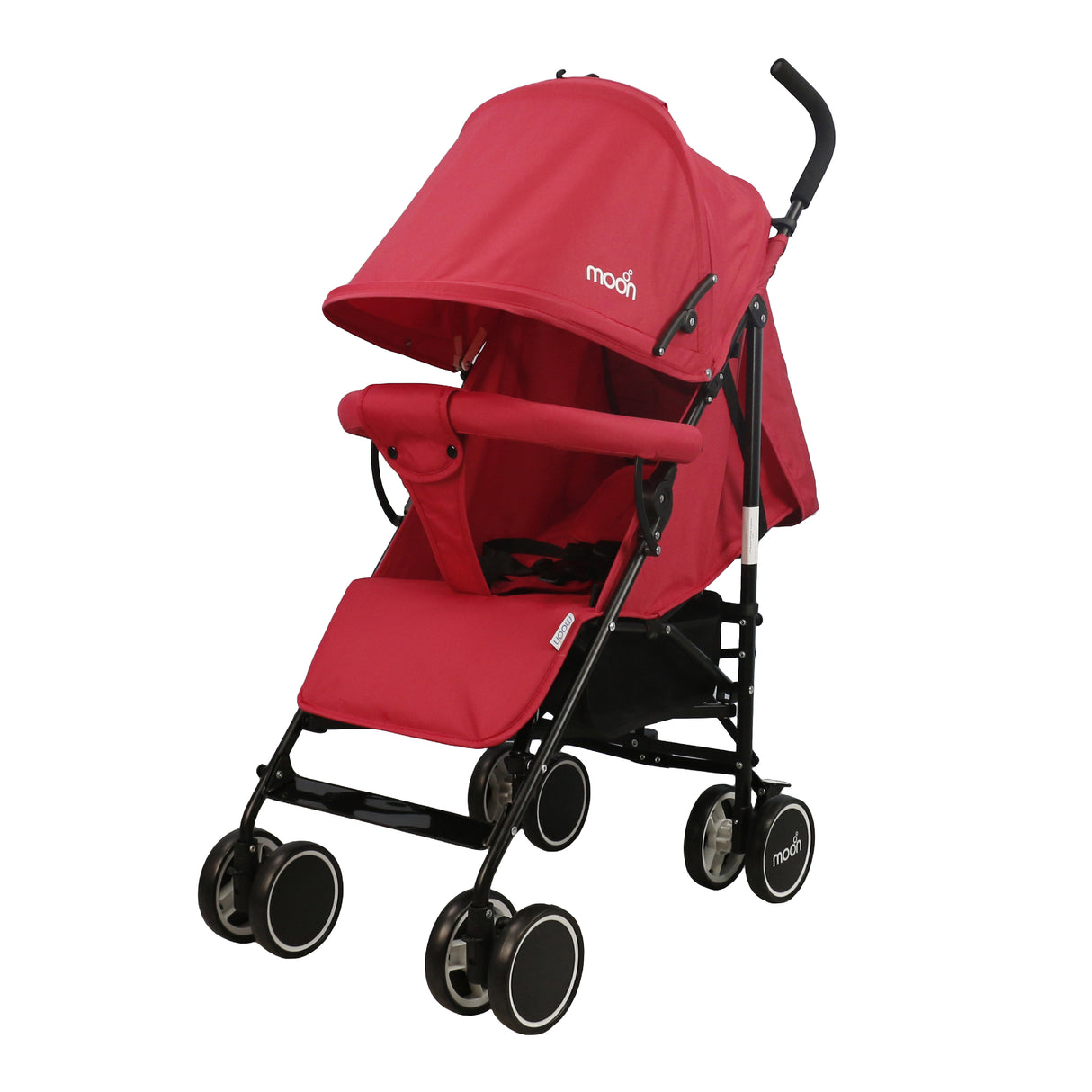 The Moon Brand™ Neo Plus Reis Buggy - Meerdere Zithoudingen - Comfortabele Handgrepen - Superlicht en Compact - Vuur Rood