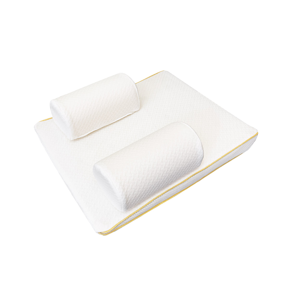 MOON™ Baby Organisch Ademend Slaapsteun - Wit - Ondersteunende en Comfortabele Slaaphulp