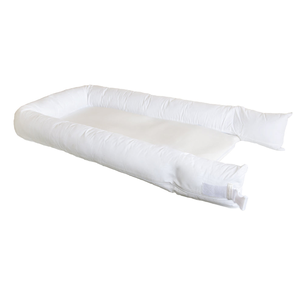 The Moon Brand™ Baby Nest - Wit - Comfortabel en Veilig Nestje voor Baby’s