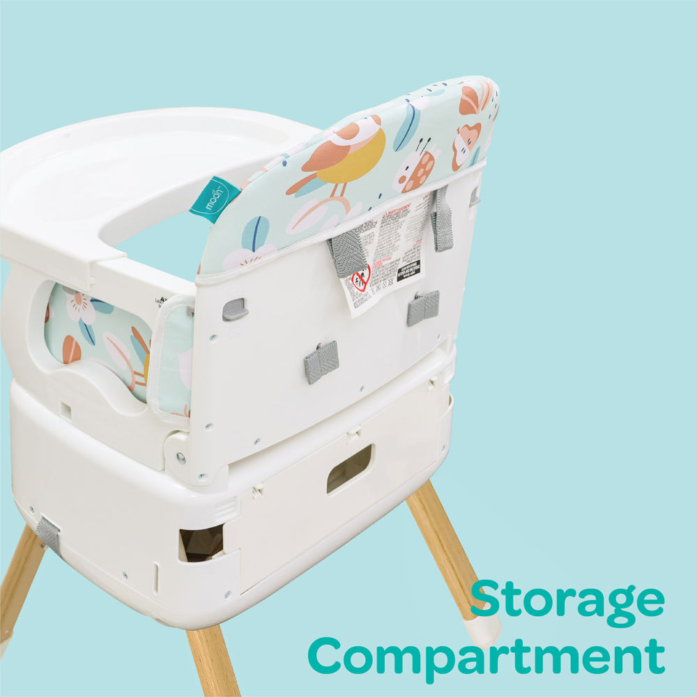 The Moon Brand™ 4-in-1 Kinderstoel - De Complete Oplossing - Blue