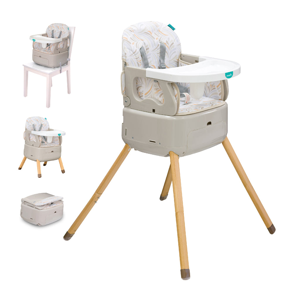 MOON™ 4-in-1 Kinderstoel - De Complete Oplossing - Beige