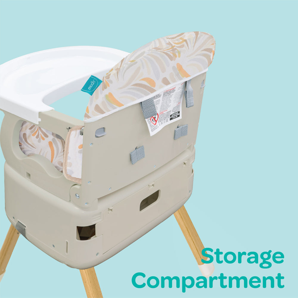 MOON™ 4-in-1 Kinderstoel - De Complete Oplossing - Beige