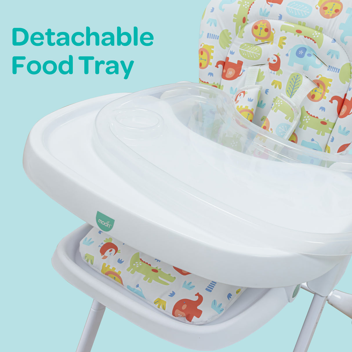 The Moon Brand™ Apex Baby Verstelbare Kinderstoel - White Pink