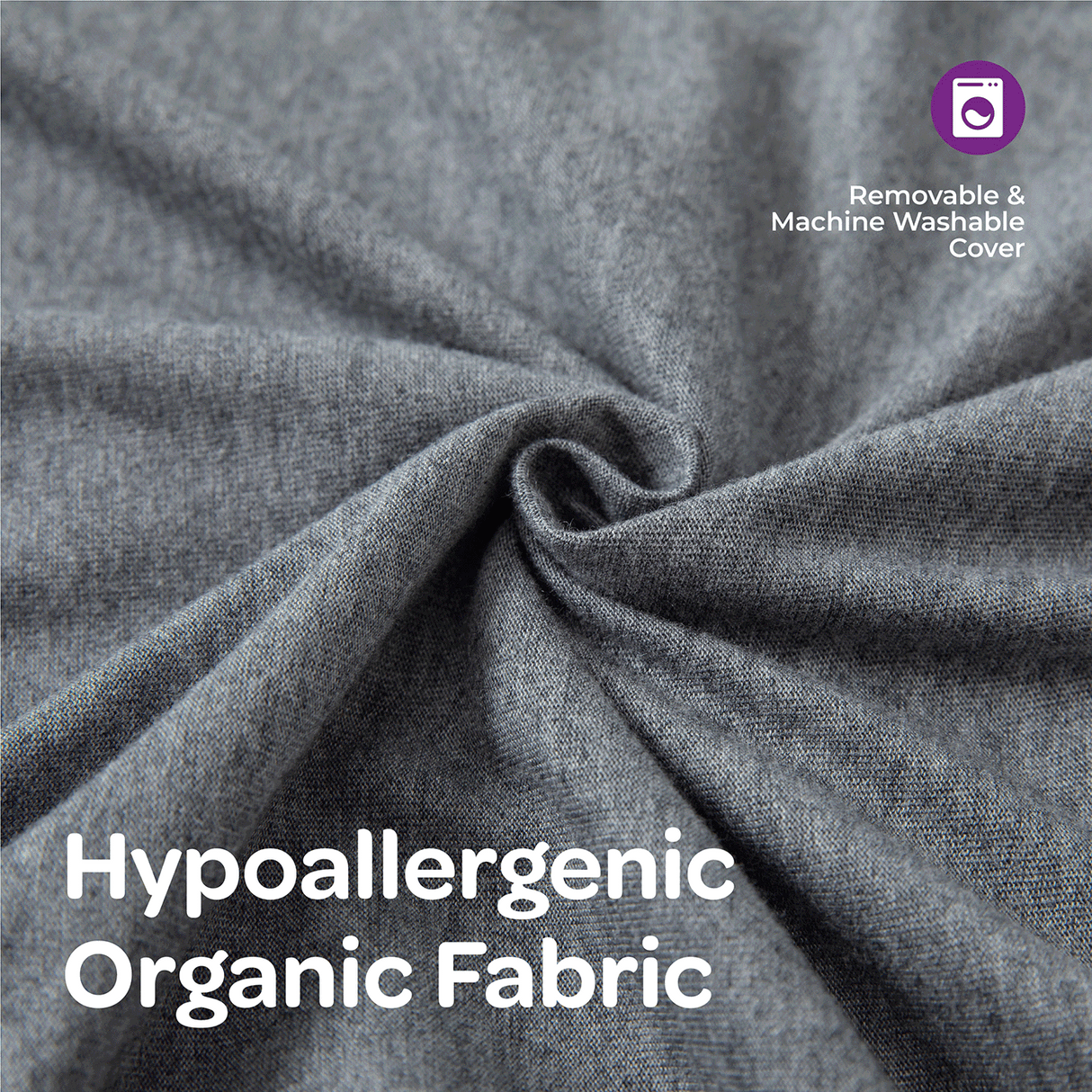 Moon™ Zwangerschapskussen XXL U-Vorm - Zijslaapkussen - Lichaamskussen - Voedingskussen Lichtgrijs