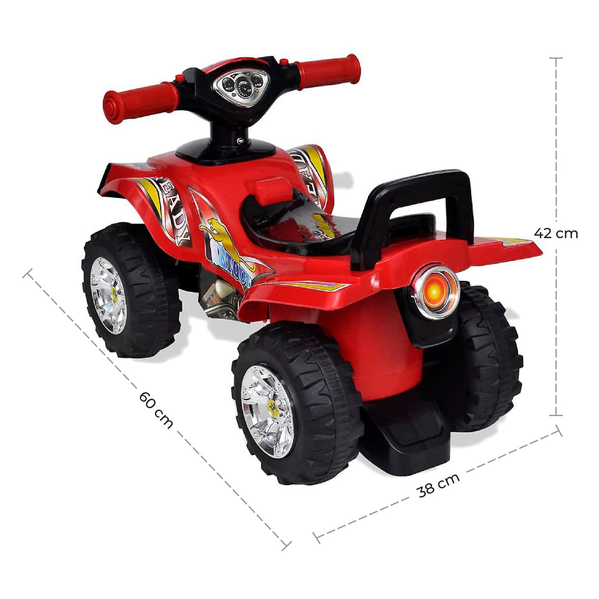 MOON™ Blaze ATV Quad Bike Voor Kinderen - Rood