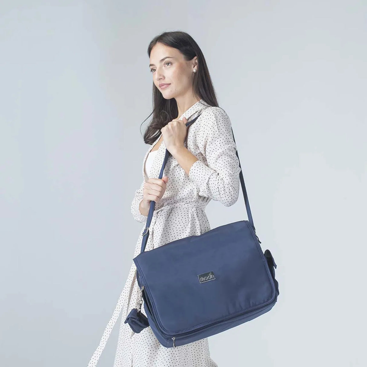 Moon™ 4ever Messenger Luiertas - Schoudertas - Navy Blue