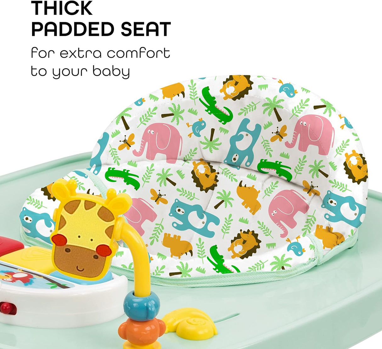 MOON™ Drive With Music Baby Walker - Looptrainer - Verstelbaar - Incl. Speel- en Muziekblad - Grey Forest