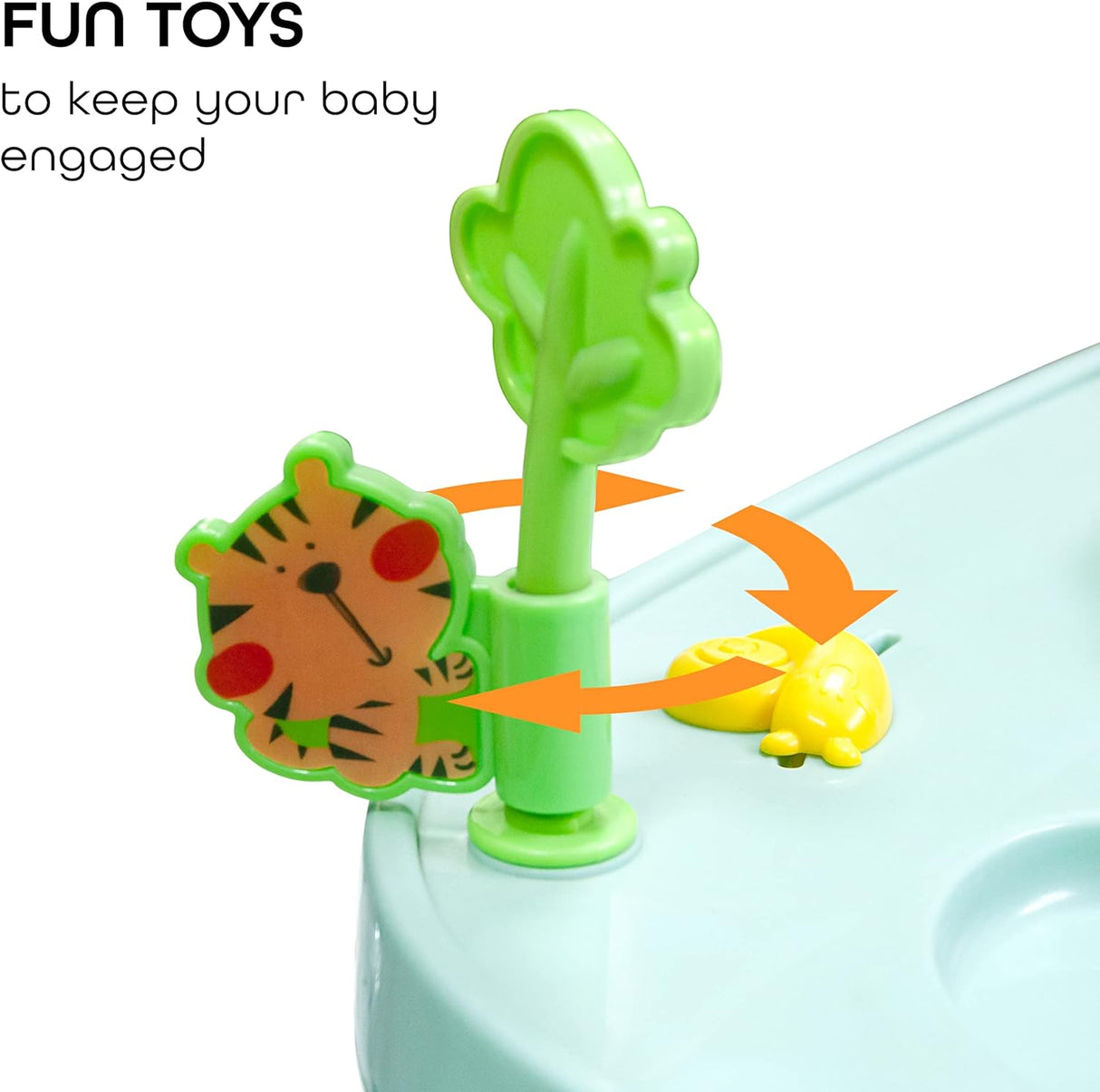 MOON™ Drive With Music Baby Walker - Looptrainer - Verstelbaar - Incl. Speel- en Muziekblad - Grey Forest