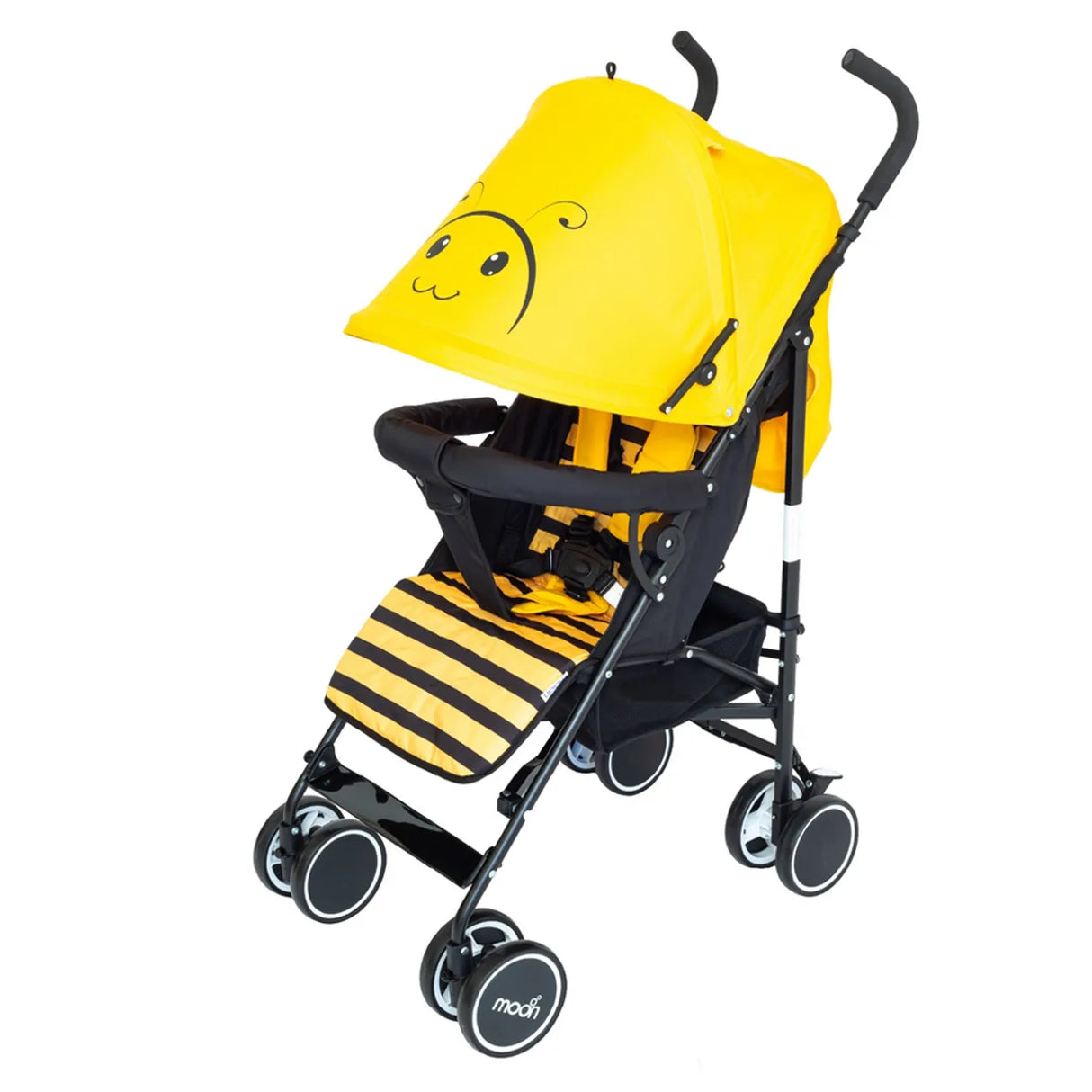 The Moon Brand™ Safari Ultra Light Weight Wandelwagen - Buggy - Automatisch Inklapbaar - Bee