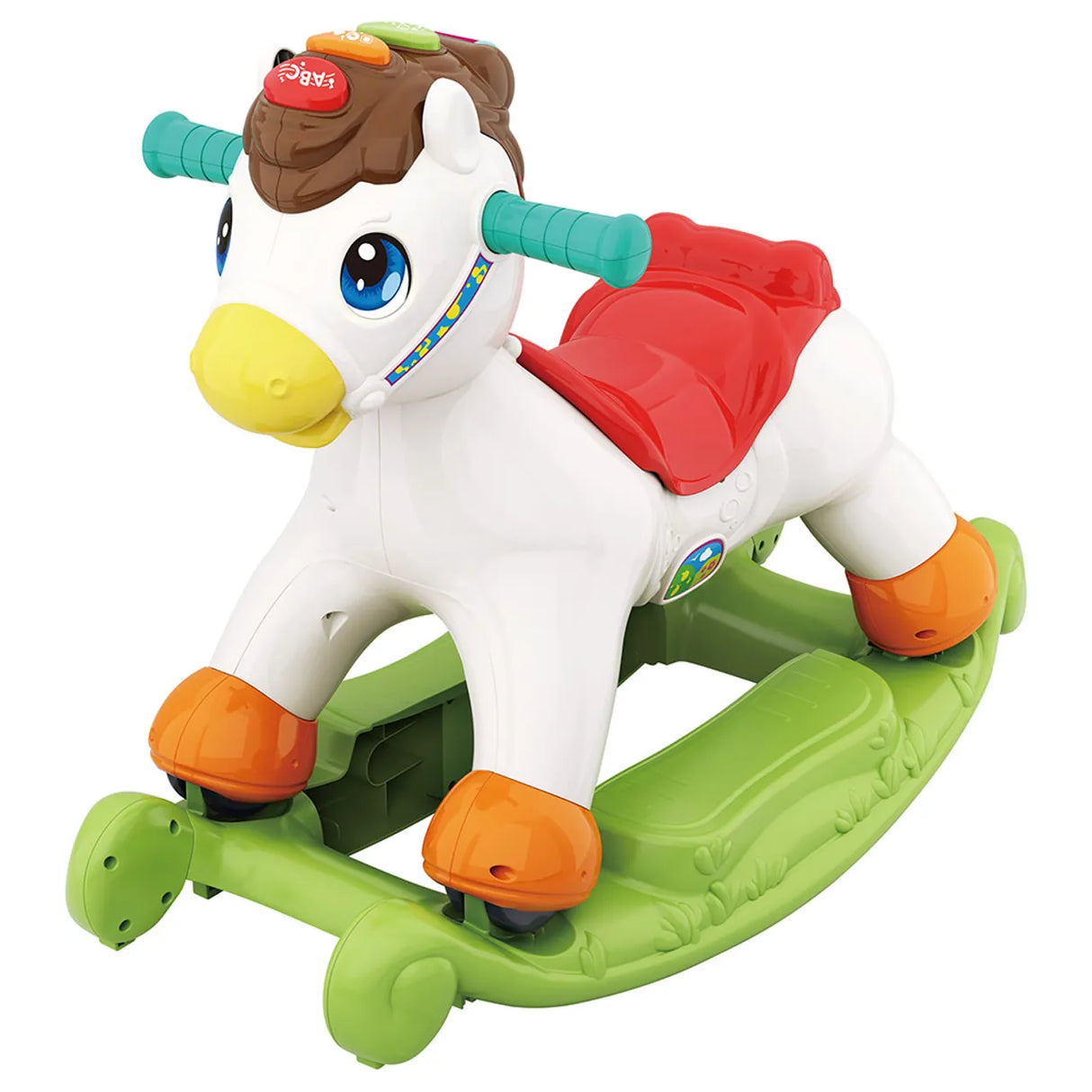 Moon™ 2-in-1 Rocking & Riding My Pony - Schommel- en Rijdend Speelgoed - Voor Kinderen - Educatief en Vermaak - Met Licht en Geluid