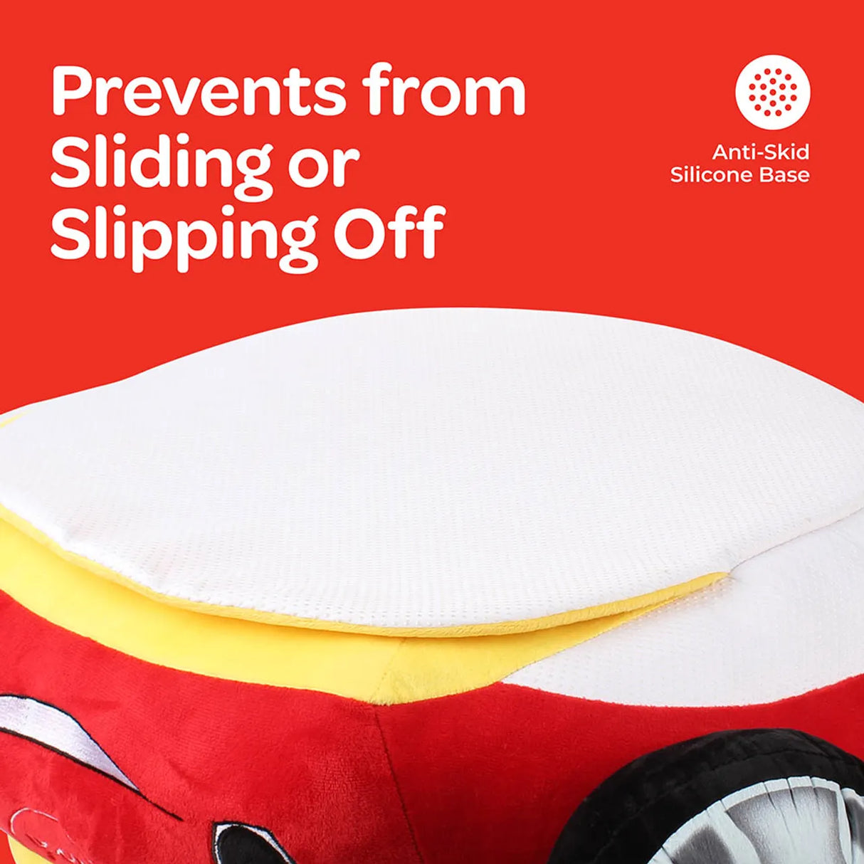 Moon™ Baby Zitkussen Red - Ultiem Comfort en Ondersteuning voor Baby & Peuter