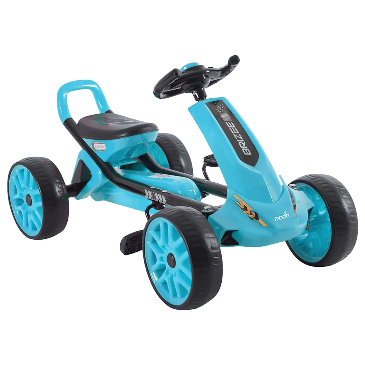 Moon™ Brizee Skelter - Pedal Go-Kart - Blauw - Verstelbare Stoel en Stuur - Vooruit en Achteruit Beweging