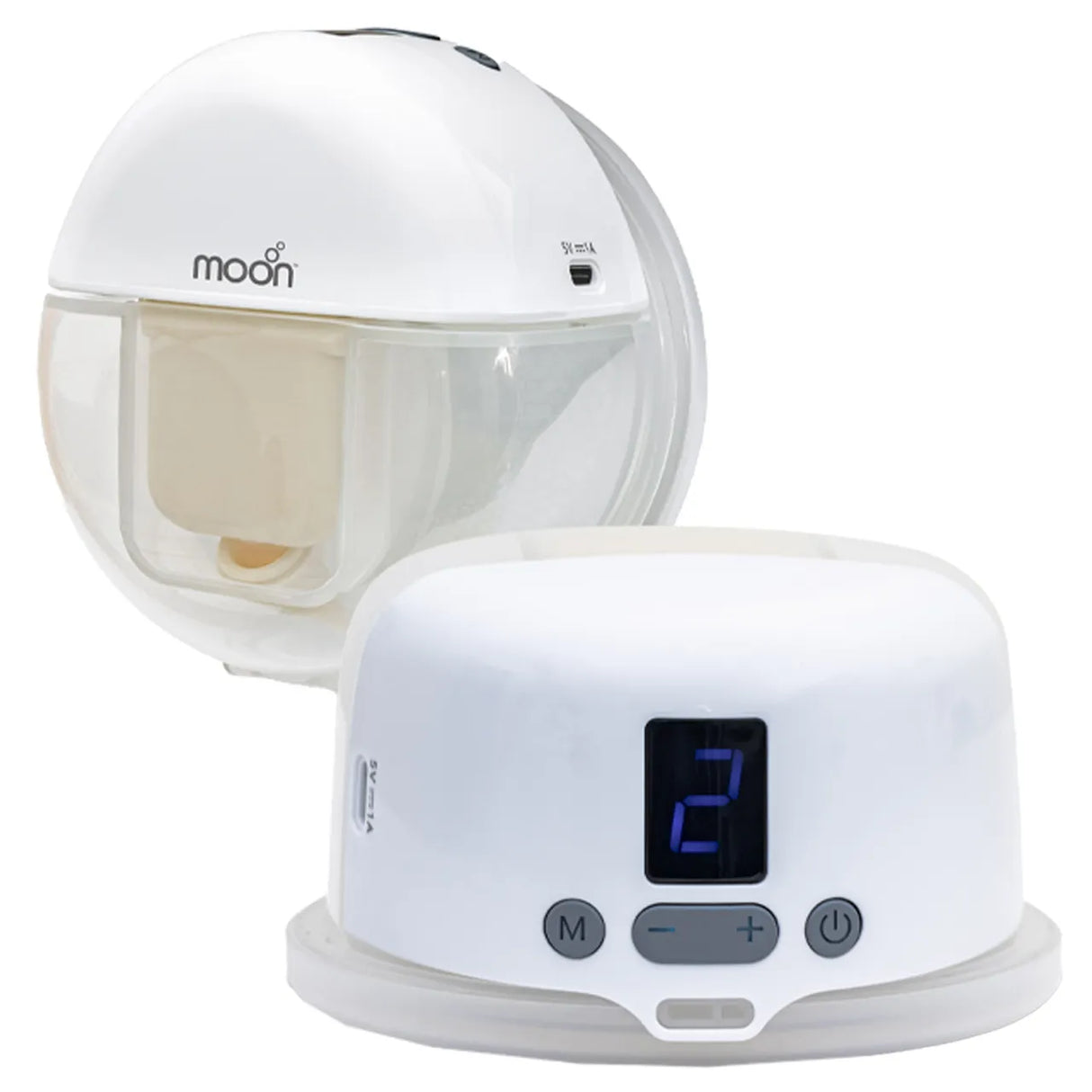 MOON™ Compact Draagbare Handsfree Borstkolf - Ultiem Gemak voor Borstvoeding