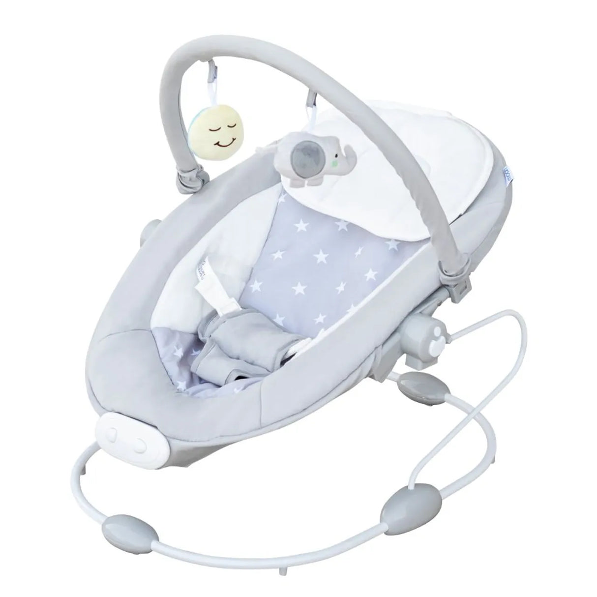 Moon™ Hopper Baby Bouncer - Babyschommel - Verstelbare Posities - Speelboog - Grijs Ster