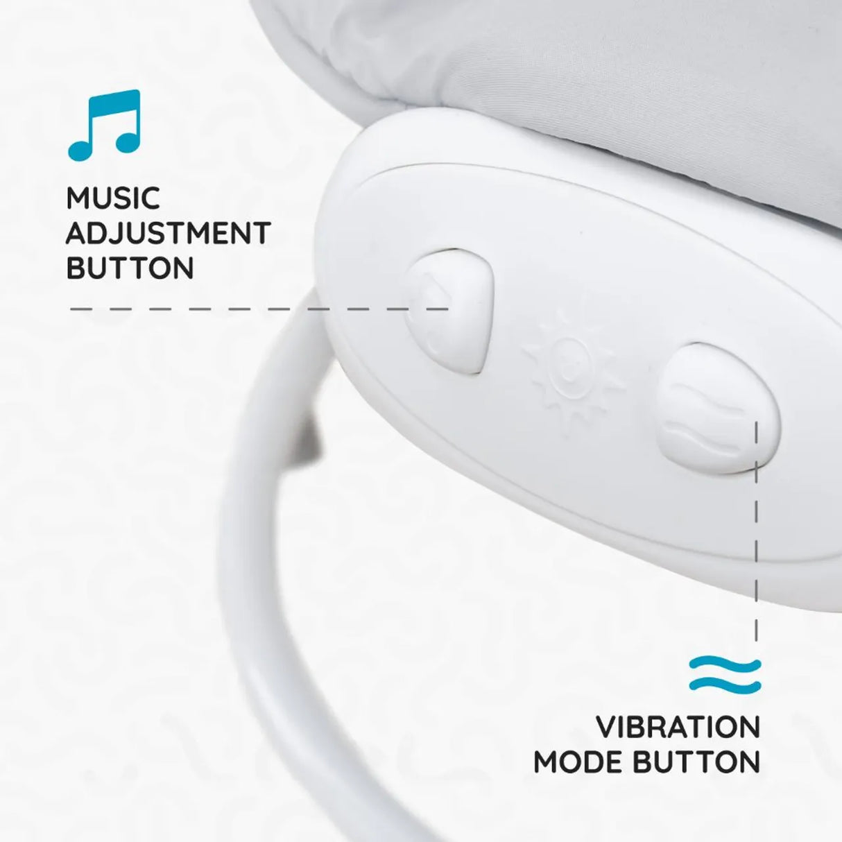 Moon™ Hopper Baby Bouncer - Babyschommel - Verstelbare Posities - Speelboog - Grijs Ster