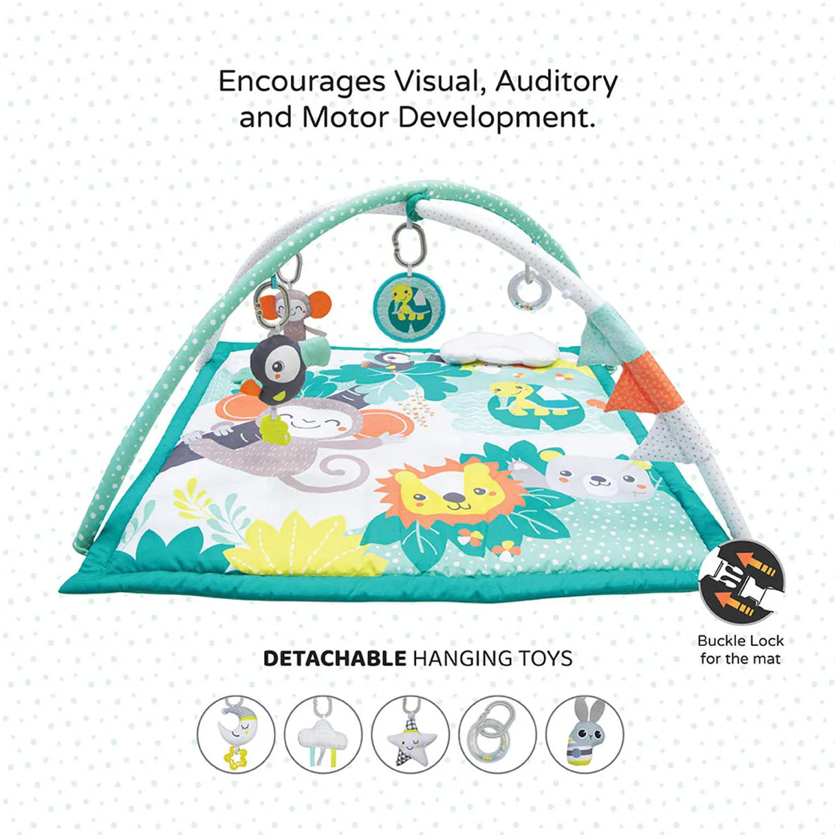 MOON™ Jungle Friends Arch Speelkleed - Ontwikkelingsgerichte Speelmat