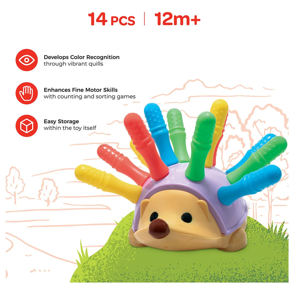 Moon™ Mighty Pete - Educatief Speelgoed - 14 stuks