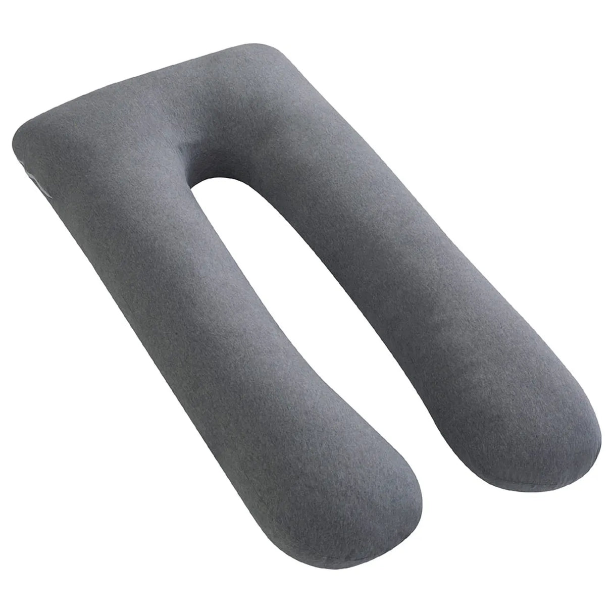 Moon™ Organisch XXL U-Vormig Zwangerschapskussen - Lichaamskussen en Voedingskussen - Donker Grijs