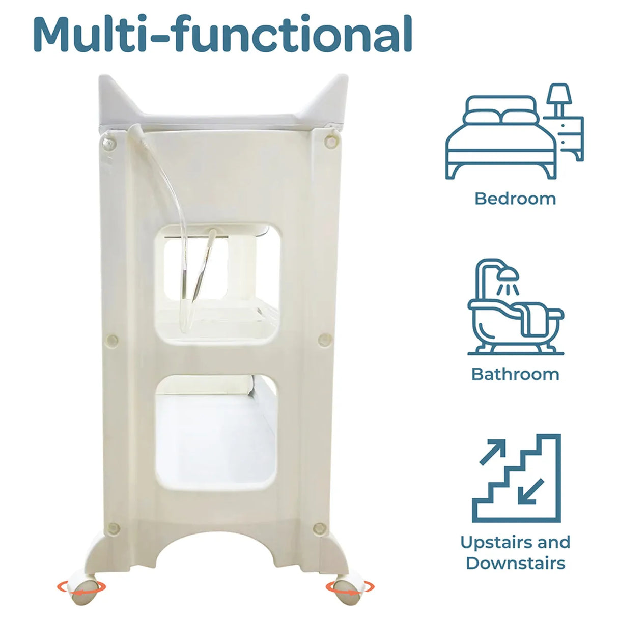 Moon™ Bath & Care - Verschoningstafel - Babybadje - Verzorgingstafel Alles in Een - Luiertafel - Baby Elephants