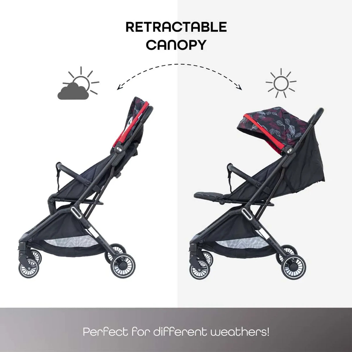 Moon™ Pronto - Automatisch Opvouwbare Kinderwagen - Ultra-Compact - Cabin Approved - Lichtgewicht
