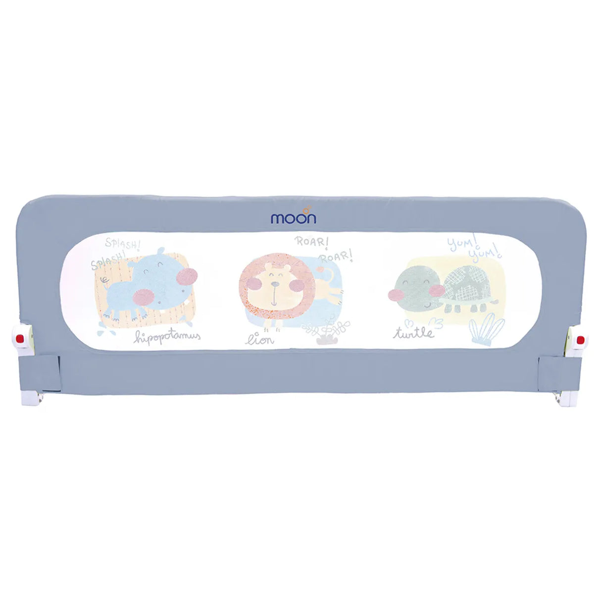 Moon™ Sequr Bedhekje - 1,5 Meter - Veilig en Eenvoudig Te Installeren - Grijs