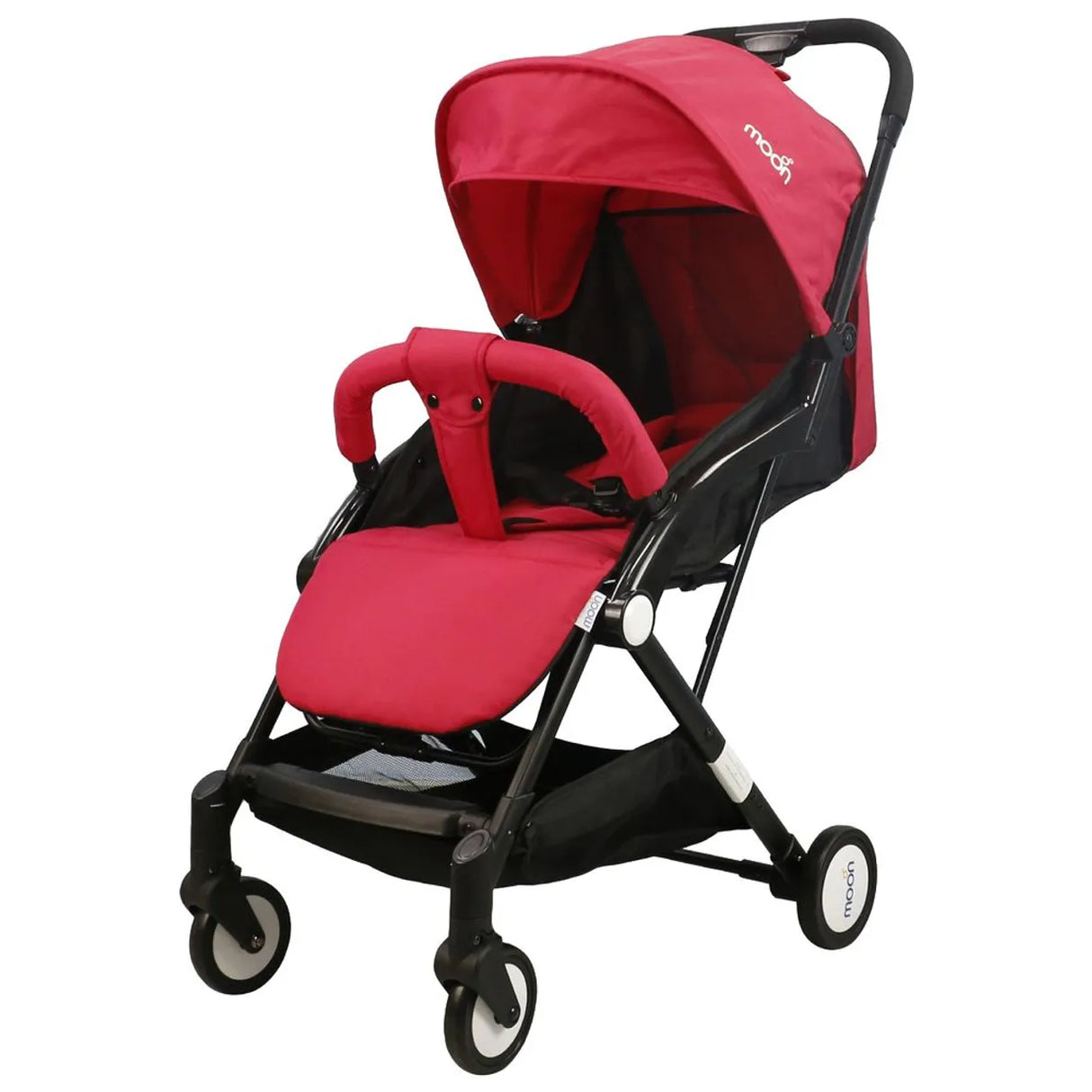 MOON™ Travel Light Compact Wandelwagen - Lichtgewicht en Opvouwbaar - Vuur Rood