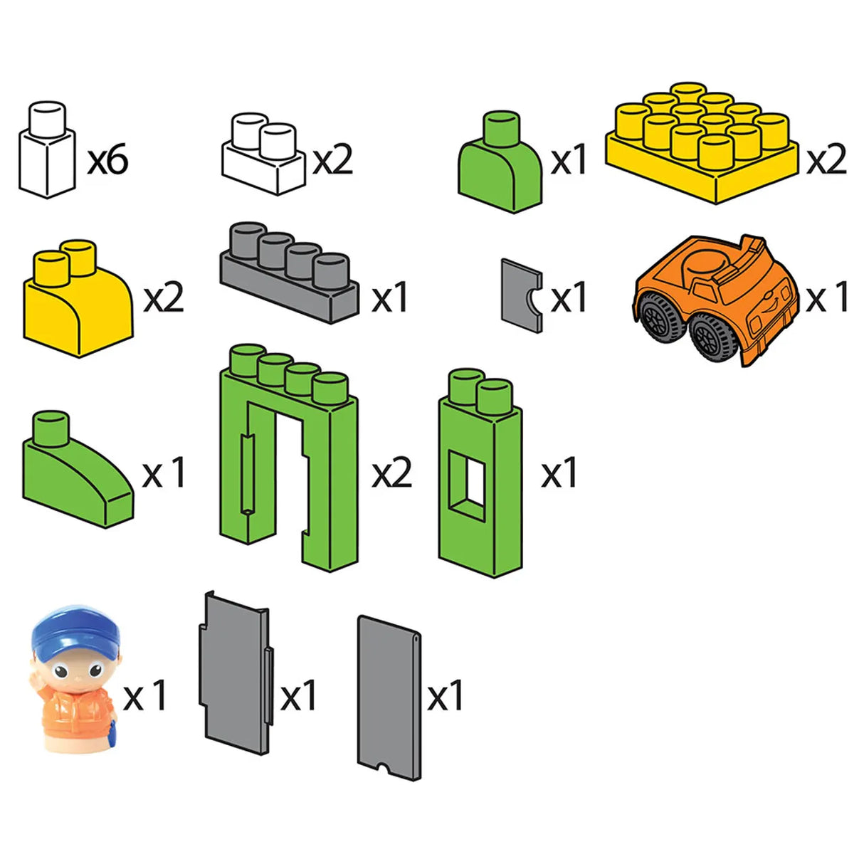 Moon™ Droomhuis Bouwblokken Speelgoedset - 23 Stuks