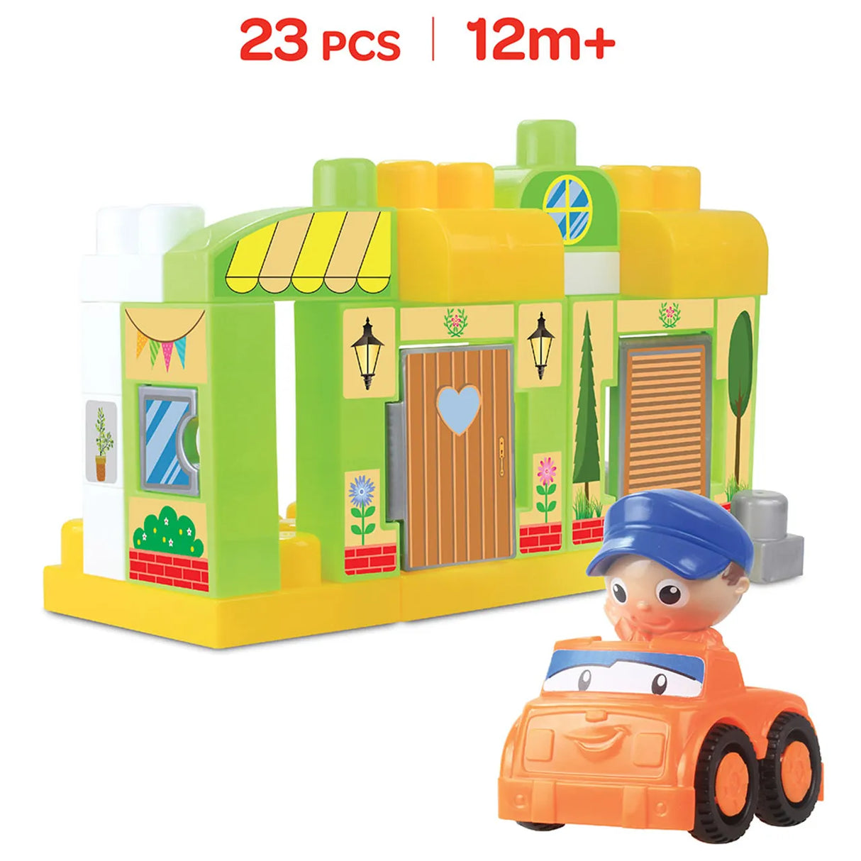 Moon™ Droomhuis Bouwblokken Speelgoedset - 23 Stuks