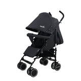 The Moon Brand™ Neo Plus Reisebuggy – Mehrere Sitzpositionen – Bequeme Griffe – Superleicht und kompakt – Schwarz