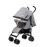 The Moon Brand™ Neo Plus Reisebuggy – Mehrere Sitzpositionen – Bequeme Griffe – Superleicht und kompakt – Hellgrau