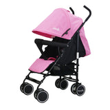 The Moon Brand™ Neo Plus Reisebuggy – Mehrere Sitzpositionen – Bequeme Griffe – Superleicht und kompakt – Rosa
