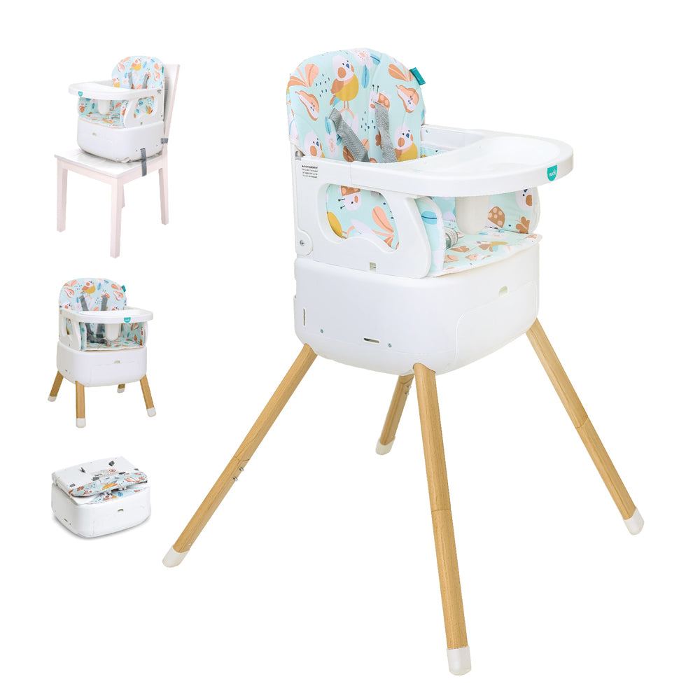 The Moon Brand™ 4-in-1 Kinderstoel - De Complete Oplossing - Blue