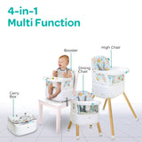 The Moon Brand™ 4-in-1 Kinderstoel - De Complete Oplossing - Blue