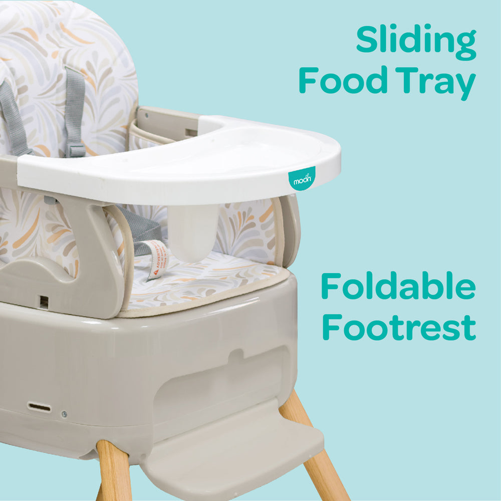 MOON™ 4-in-1 Kinderstoel - De Complete Oplossing - Beige
