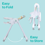The Moon Brand™ Apex Baby Verstelbare Kinderstoel - White Pink
