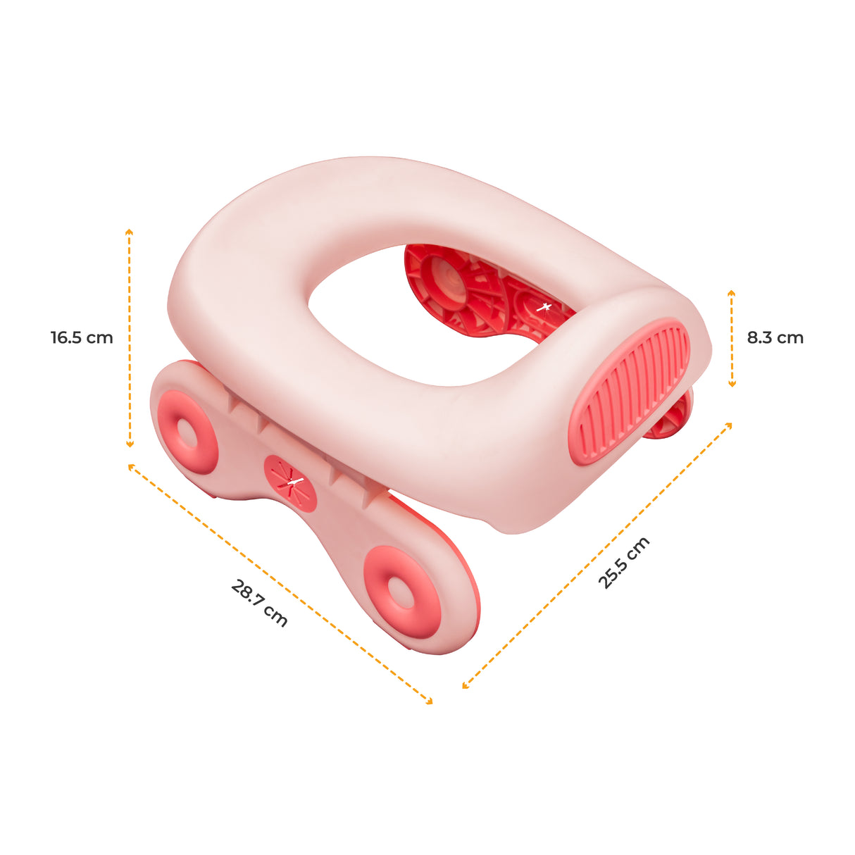 MOON™ Travel Potty Baby - Pink - Lightweight and Portable Potty for on the Go