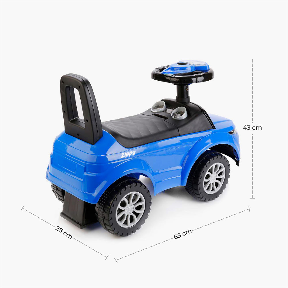 MOON™ Zippy Aufsitz-Sportauto, Blau