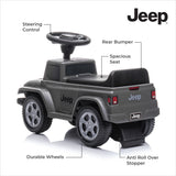 MOON™ Ride On Gladiator Jeep - Grijs - Stoer en Duurzaam Speelgoedvoertuig voor Avontuurlijke Peuters