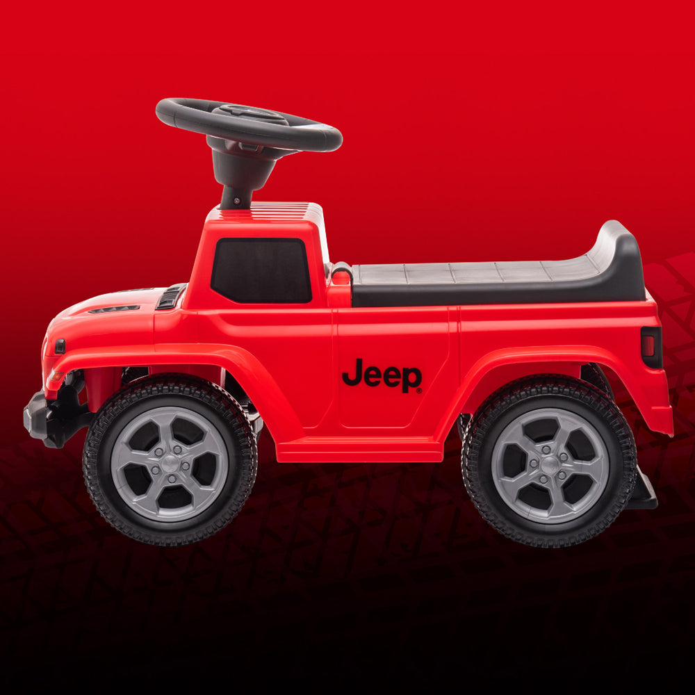 MOON™ Aufsitz-Gladiator-Jeep – Rot – Robustes und langlebiges Spielzeugauto für abenteuerlustige Kleinkinder