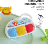 MOON™ Drive With Music Baby Walker - Walking Trainer - Adjustable - Incl. Play and Music Sheet - Grey Forest
