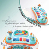 MOON™ Pace Baby Walker - Walking Trainer - Adjustable - Incl. Play and Music Sheet - Grey