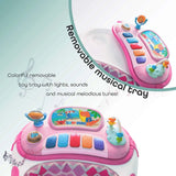 MOON™ Pace Baby Walker - Walking Trainer - Adjustable - Incl. Play and Music Sheet - Pink