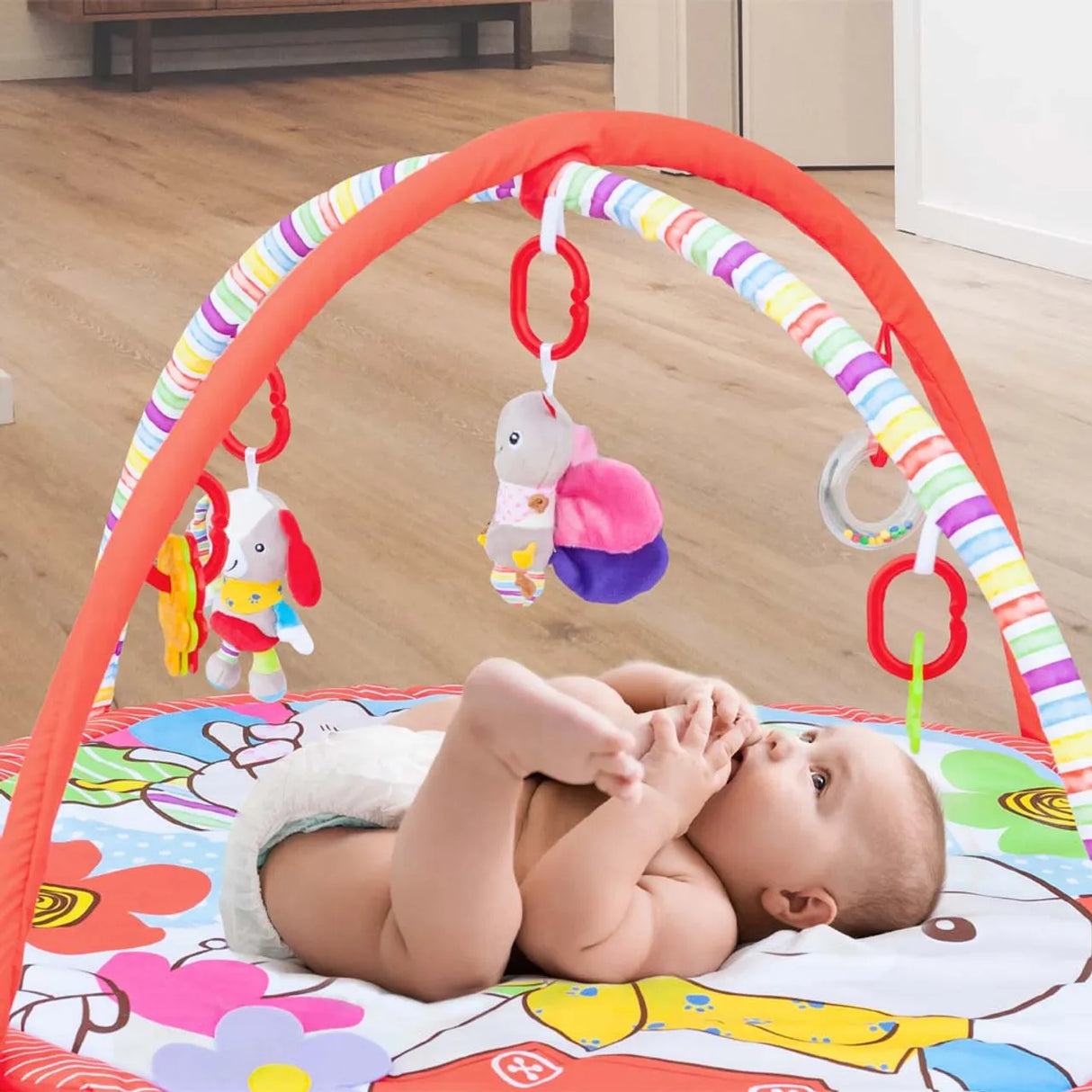 MOON™ Perky - Play Mat - Garden Theme - Removable Arches - Activity Mat