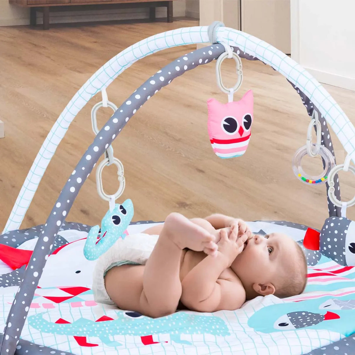 MOON™ Perky - Play Mat - Good Day Theme - Removable Arches - Activity Mat