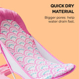 Moon™ Bath Rose - Foldable Baby Bath Seat - Adjustable Reclining Positions - Non-Slip Soft Mesh