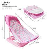 Moon™ Bath Rose - Foldable Baby Bath Seat - Adjustable Reclining Positions - Non-Slip Soft Mesh