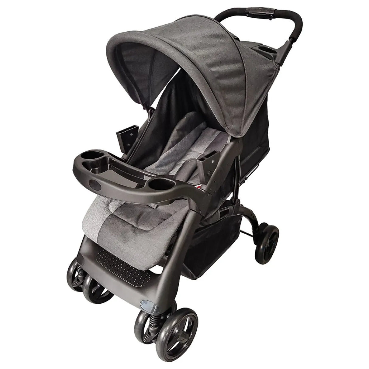 MOON™ Aria Leichter Buggy – Kinderwagen – Kompakt und stylisch – Schwarz