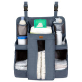Moon™ Babybed Organizer - Space Saving - Adjustable Straps - Durable - Light Gray