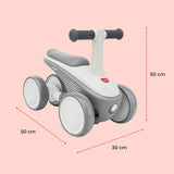 Moon™ Dasher Kinder-Laufrad – Laufrad – Verstellbarer Lenker und Sattel – Leichter Rahmen – Grau