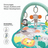 MOON™ Jungle Friends - Play Mat - Animal Theme - Removable Arches - Green Play Mat